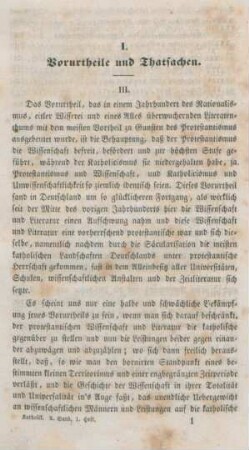 1-16 Vorurtheile und Thatsachen