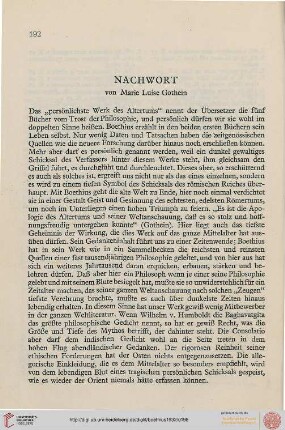 Nachwort