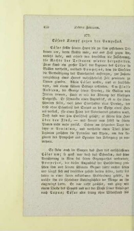 177. Cäsars Kampf gegen den Pompejus
