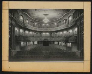 Schlosstheater, Schwetzingen: Ansicht Zuschauerraum