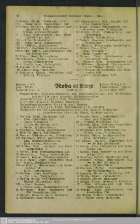 Roda mit Rittergut