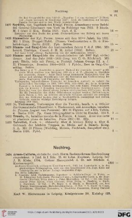 Nachtrag (Nr. 1434-1439)