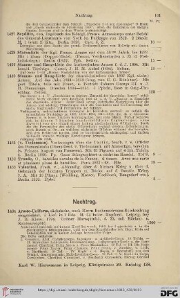 Nachtrag (Nr. 1434-1439)