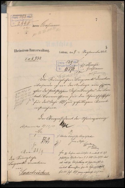 Allgemeine Notizen über Schienenwege, Kanäle etc., Bd.
                        IV