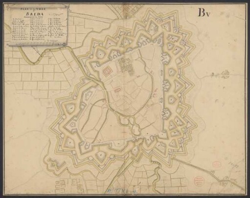 Plan de la ville de Breda