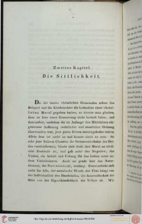 II. Die Sittlichkeit
