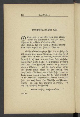 Dreiundzwanzigster Teil