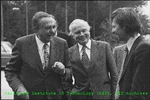 Besuch von Prof. Edward Teller (Senior Fellow, Hoover Institution, Stanford University) am Kernforschungszentrum Karlsruhe (KfK)