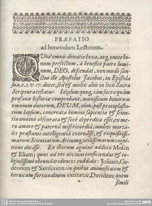 PRAEFATIO ad benevolum Lectorem.