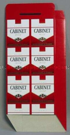 Verpackung für "Cabinet mild Big Box"-Zigaretten