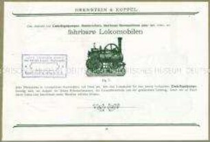 Fahrbare Lokomobile