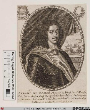 Bildnis Jean-Armand de Maillé, 1642 duc de Brézé