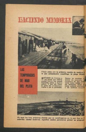 Haciendo memoria - Las temporadas de Mar del Plata