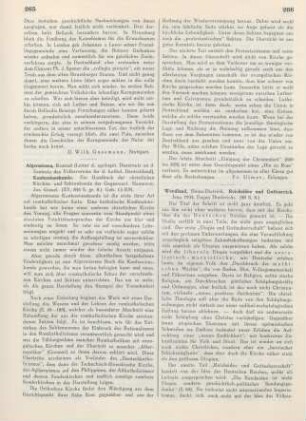 265-266 [Rezension] Algermissen, Konrad, Konfessionskunde