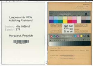 Entnazifizierung Friedrich Marquardt , geb. 11.12.1897 (Werkmeister)