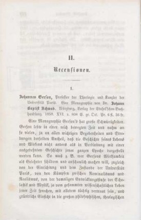 280-292 [Rezension] Schwab, Johann Baptist, Johannes Gerson
