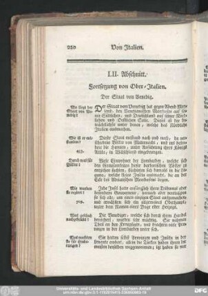 LII. Abschnitt. Fortsetzung von Ober-Italien. Der Staat von Venedig.