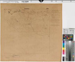 Katasteramt Soest  Kreis Soest, Deckblatt 2 mit Namensliste