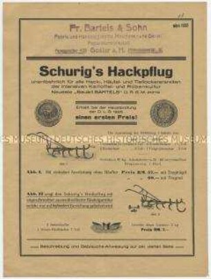 Schurig's Hackpflug