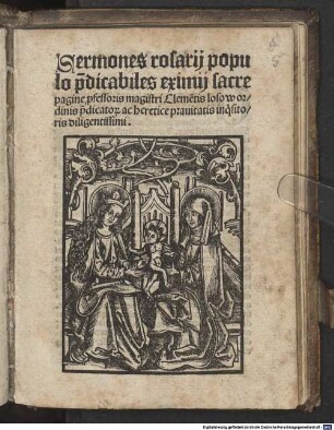Sermones Rosarii populo praedicabiles