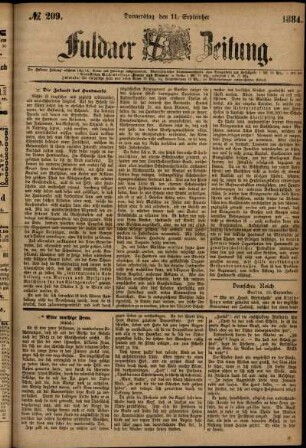 Ausgabe vom Donnerstag, den 11. September 1884.