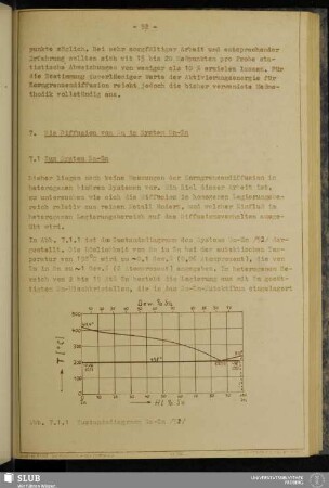 7. Die Diffusion von Sn im System Sn-Zn