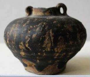 Glasierte Vase