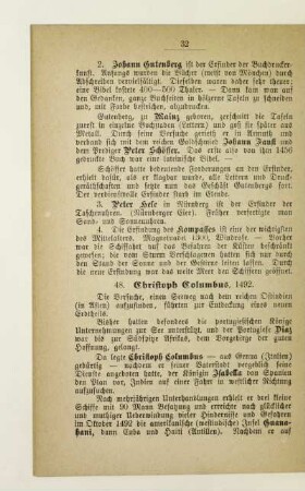 48. Christoph Columbus, 1492