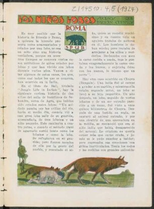 Los niños lobos : Sucesos que parecen cuentos