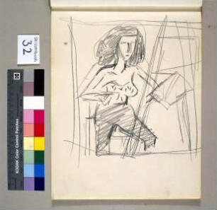 Roberte im Atelier