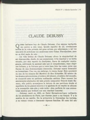 Claude Debussy