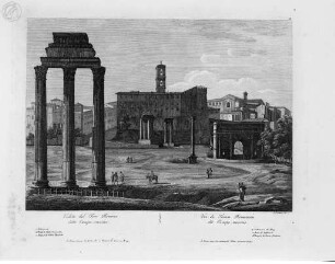Verschiedene Ansichten Roms und Umgebung, Veduta del Foro Romano detto Campo Vaccino; (Taf. 28 [30])