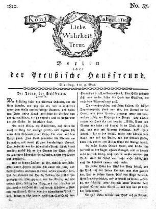 Nr. 37., 8. Mai 1810