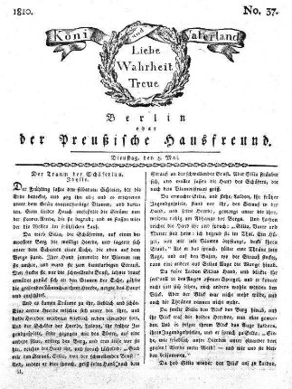 Nr. 37., 8. Mai 1810