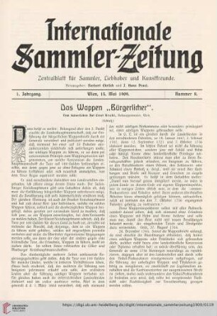 Nummer 8 (15. Mai)