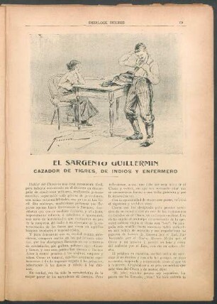 El sargento Guillermin - cazador de tigres, de indios y enfermero