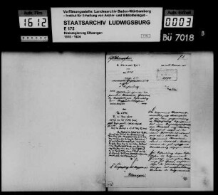 Schuldenwesen der Teilgemeinde Heimbach, Gemeindebezirk Michelfeld