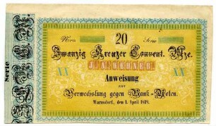 20 Kreuzer Conventions-Münze