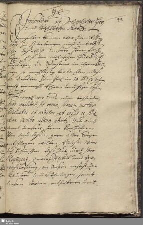 19. Insonders Hochgeehrter Herr und Hochwerther Patron... [Schreiben zur Schornsteinpflege]