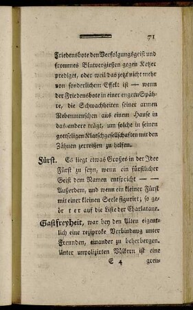 Gastfreyheit,[...] - Grundtext,[...]