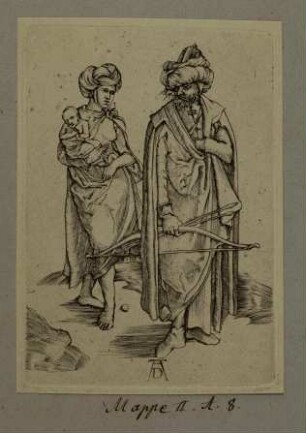 Der Orientale und sein Weib (Die Türkenfamilie)