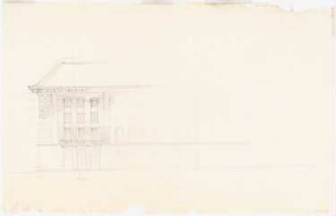 Haus der 109. SS Standarte (?), Posen: Entwurf Teilansicht