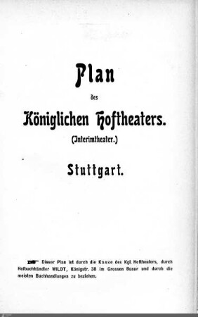 Sitzplan Theater Stuttgart