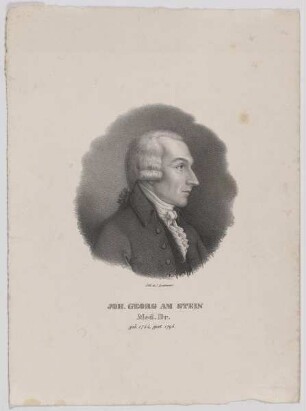 Bildnis des Joh. Georg am Stein