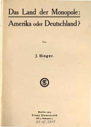 Das Land der Monopole: Amerika oder Deutschland?