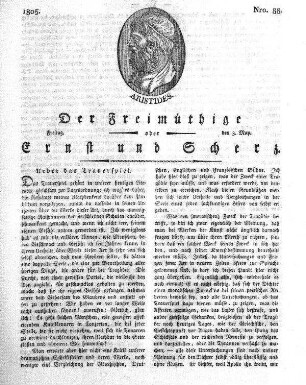 Nro. 88, Freitag, den 3. May 1805
