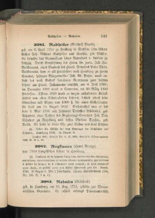 3083. Rahusen (Reinhard)