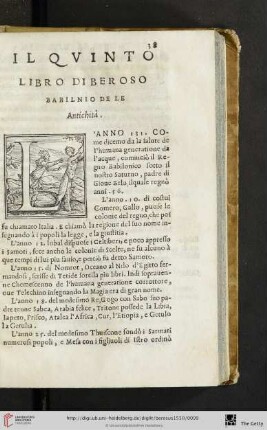 Il quinto libro di Beroso