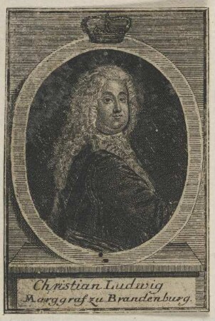 Bildnis des Markgrafen Christian Ludwig zu Brandenburg, Dompropst zu Halberstadt