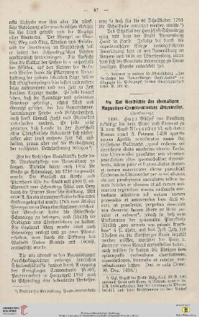 29: Zur Geschichte des ehemaligen Augustiner-Eremitenklosters Uttenweiler, [3]